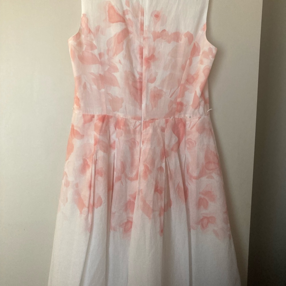 Tommy Hilfiger Pink and White Floral Kids Dress